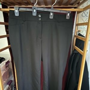 Alfani plus and petite deep black trousers